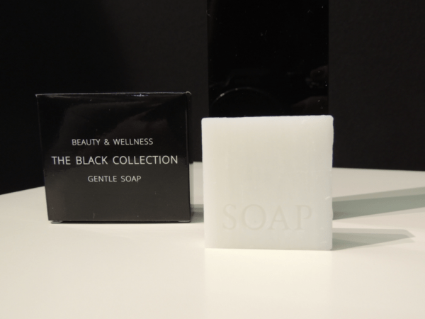 The Black White Collection Square soap